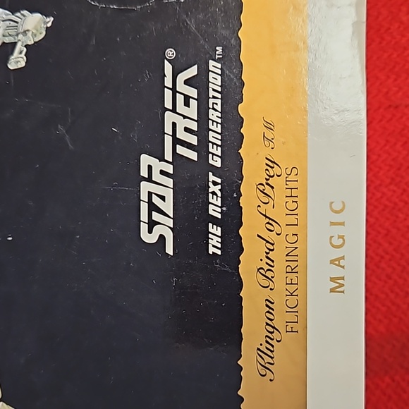 Star Trek the Next Generation Klingon Bird of Prey 1994 Hallmark Collectible - Picture 3 of 12